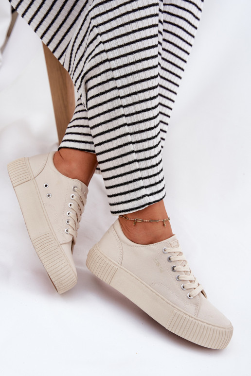 Ležérní obuv Big Star RR274407 béžové  Ležérní obuv Big Star RR274407 béžové