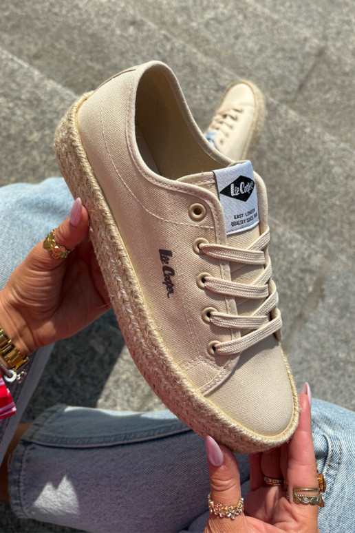 Ležérní obuv  Lee Cooper LCW-25-44-3215 béžové Ležérní obuv  Lee Cooper LCW-25-44-3215 béžové