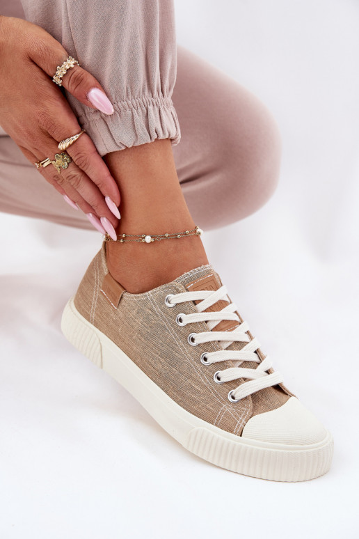 Ležérní obuv Big Star RR274795 béžové  Ležérní obuv Big Star RR274795 béžové