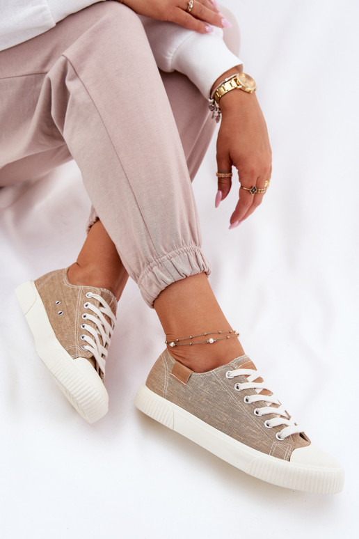 Ležérní obuv Big Star RR274795 béžové  Ležérní obuv Big Star RR274795 béžové