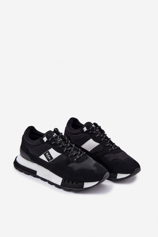 Tenisky  s platformou Lee Cooper LCJ-25-03-3378M Černé Tenisky  s platformou Lee Cooper LCJ-25-03-3378M Černé