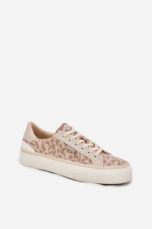 Ležérní obuv se vzory leopardí kožešiny Lee Cooper LCW-25-02-3330L béžové  Ležérní obuv se vzory leopardí kožešiny Lee Cooper LCW-25-02-3330L béžové