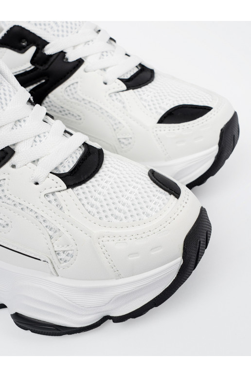 Tenisky s masivním podpatkem bílé Tenisky s masivním podpatkem bílé