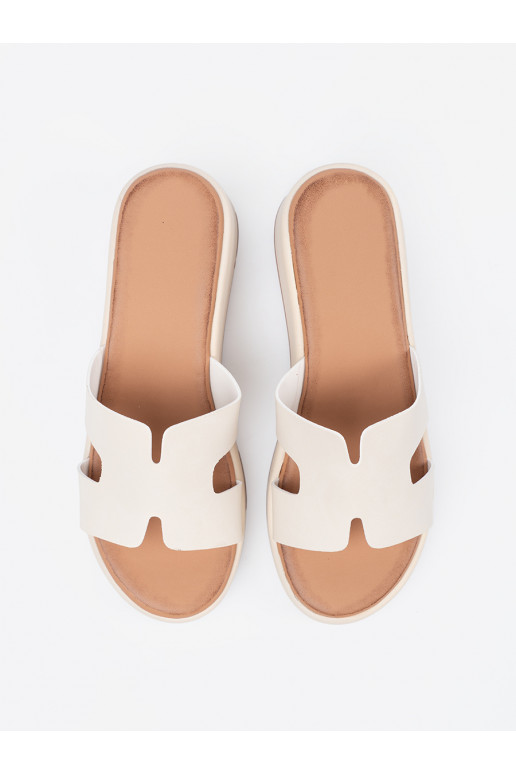 Dámské pantofle s platformou 