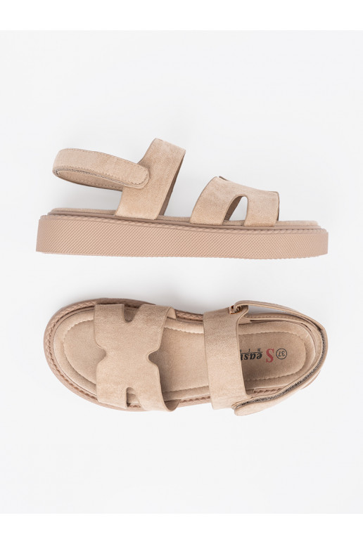 Žabky  s platformou z wycięciami Žabky  s platformou z wycięciami