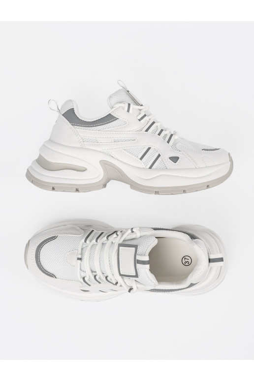 bílé boty s platformou  bílé boty s platformou