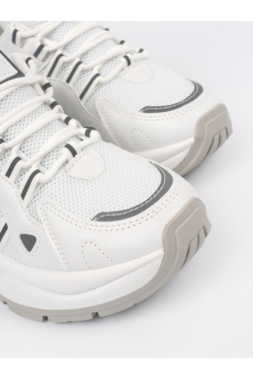 bílé boty s platformou  bílé boty s platformou