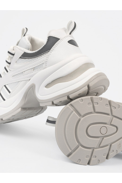 bílé boty s platformou  bílé boty s platformou