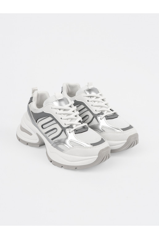 bílé  Tenisky ze mi wstawkami bílé  Tenisky ze mi wstawkami