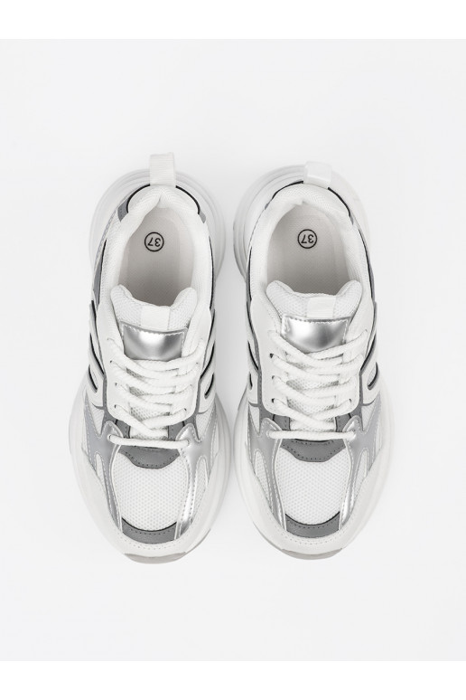 bílé  Tenisky ze mi wstawkami bílé  Tenisky ze mi wstawkami