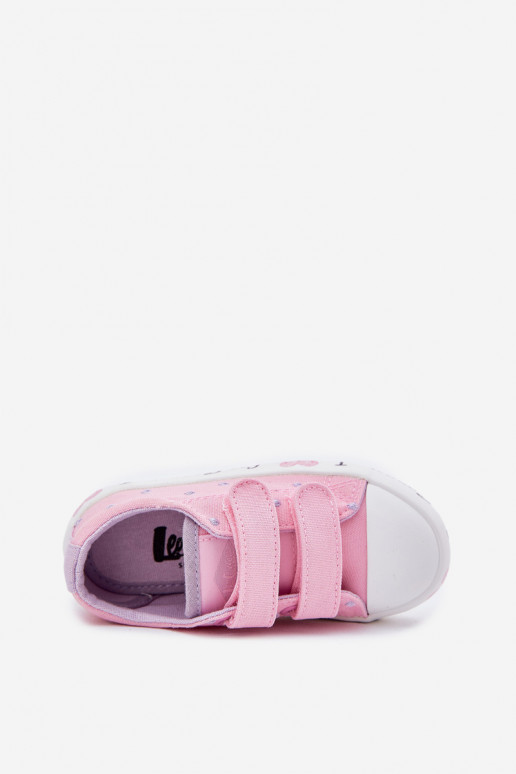 ležérní boty Dětské se samolepicími uzávěry Lee Cooper LCW-25-02-3265K růžová ležérní boty Dětské se samolepicími uzávěry Lee Cooper LCW-25-02-3265K růžová