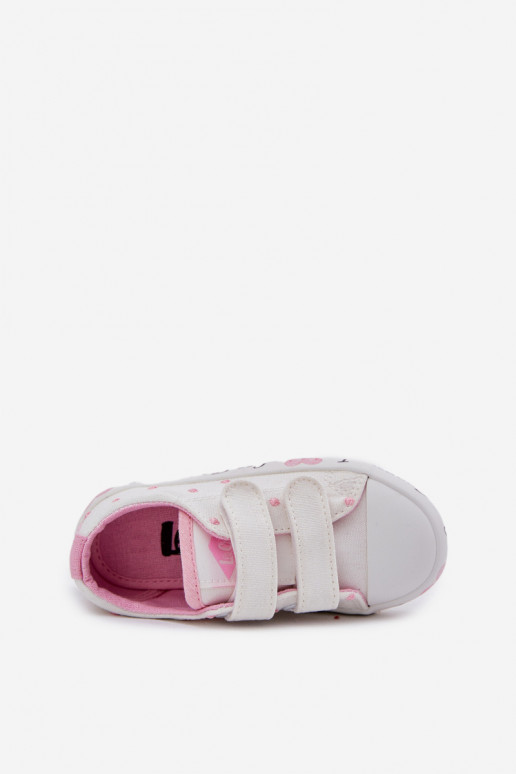 ležérní boty Dětské se samolepicími uzávěry Lee Cooper LCW-25-02-3264K bílé ležérní boty Dětské se samolepicími uzávěry Lee Cooper LCW-25-02-3264K bílé