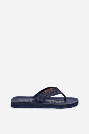 Pantofle   WRANGLER ZANE FLIPFLOP MEN LOW 20251044.24H tmavě modrá 2