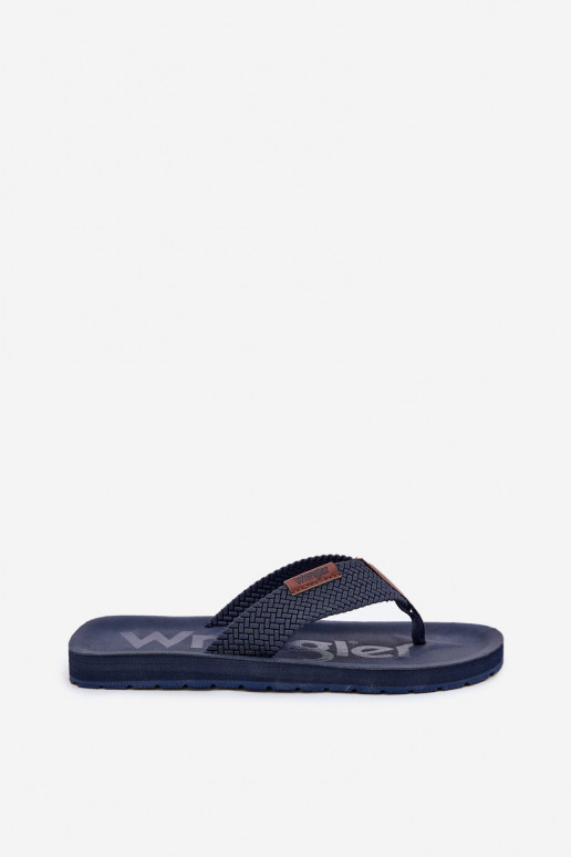 Pantofle   WRANGLER ZANE FLIPFLOP MEN LOW 20251044.24H tmavě modrá Pantofle   WRANGLER ZANE FLIPFLOP MEN LOW 20251044.24H tmavě modrá