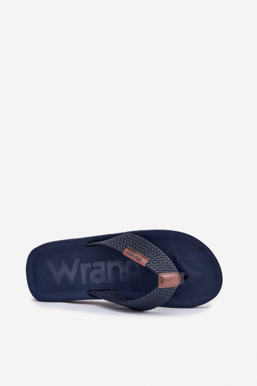 Pantofle   WRANGLER ZANE FLIPFLOP MEN LOW 20251044.24H tmavě modrá Pantofle   WRANGLER ZANE FLIPFLOP MEN LOW 20251044.24H tmavě modrá