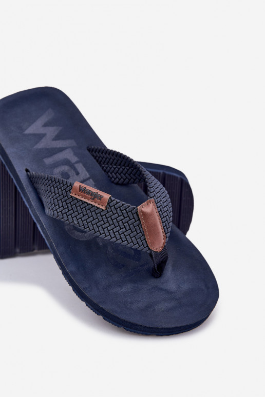 Pantofle   WRANGLER ZANE FLIPFLOP MEN LOW 20251044.24H tmavě modrá Pantofle   WRANGLER ZANE FLIPFLOP MEN LOW 20251044.24H tmavě modrá