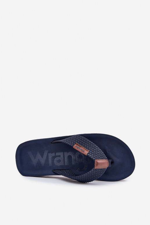 Pantofle   WRANGLER ZANE FLIPFLOP MEN LOW 20251044.24H tmavě modrá Pantofle   WRANGLER ZANE FLIPFLOP MEN LOW 20251044.24H tmavě modrá