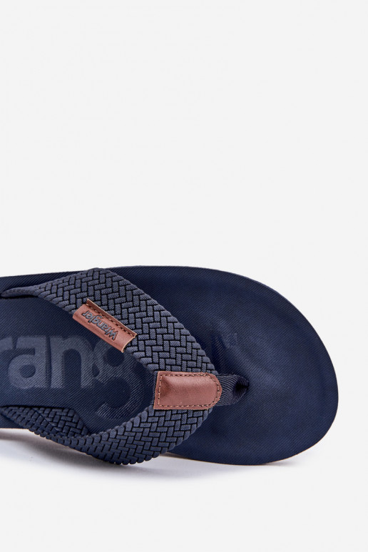 Pantofle   WRANGLER ZANE FLIPFLOP MEN LOW 20251044.24H tmavě modrá Pantofle   WRANGLER ZANE FLIPFLOP MEN LOW 20251044.24H tmavě modrá