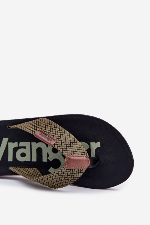 Pantofle   WRANGLER ZANE FLIPFLOP MEN LOW 20251044.20251044.57B zelené Pantofle   WRANGLER ZANE FLIPFLOP MEN LOW 20251044.20251044.57B zelené