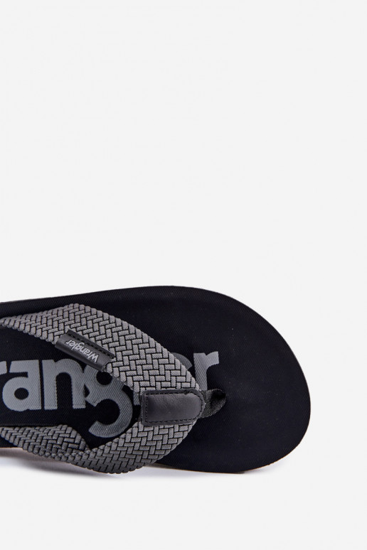 Pantofle   WRANGLER ZANE FLIPFLOP MEN LOW 20251044.20251044.10E šedá Pantofle   WRANGLER ZANE FLIPFLOP MEN LOW 20251044.20251044.10E šedá