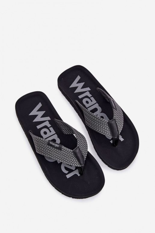 Pantofle   WRANGLER ZANE FLIPFLOP MEN LOW 20251044.20251044.10E šedá Pantofle   WRANGLER ZANE FLIPFLOP MEN LOW 20251044.20251044.10E šedá