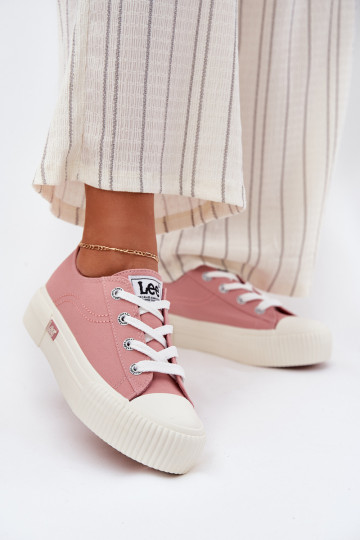 Ležérní obuv s platformou LEE ISLA C WOMEN LOW 50251001 růžová 2