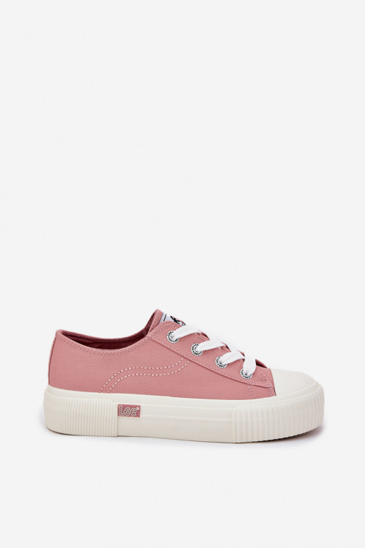 Ležérní obuv s platformou LEE ISLA C WOMEN LOW 50251001 růžová
