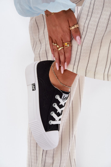 Ležérní obuv s platformou LEE ISLA C WOMEN LOW 50251001 Černé 2