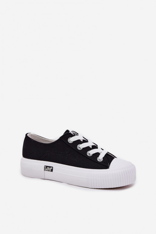 Ležérní obuv s platformou LEE ISLA C WOMEN LOW 50251001 Černé