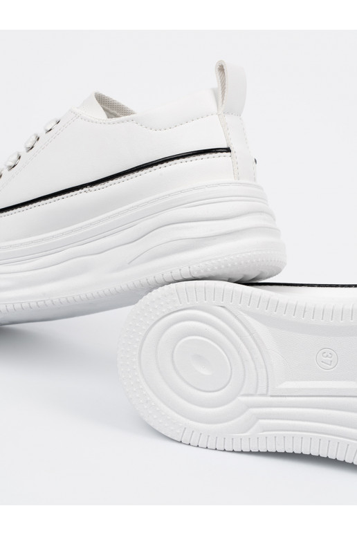  boty bílé s platformou