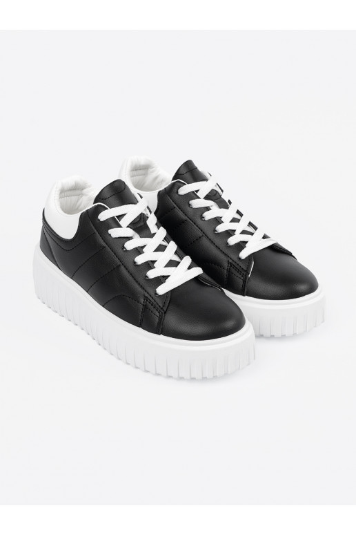  Tenisky Černé z bílá barvami wstawkami