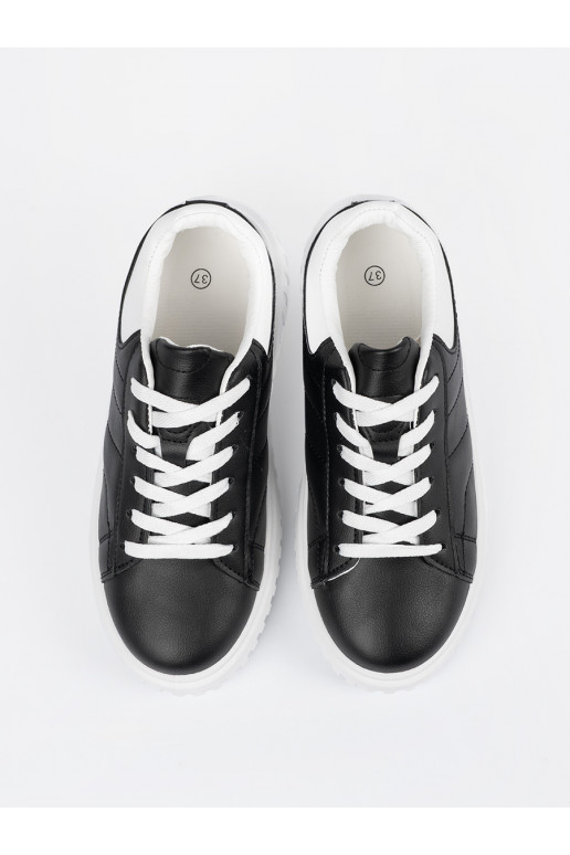  Tenisky Černé z bílá barvami wstawkami