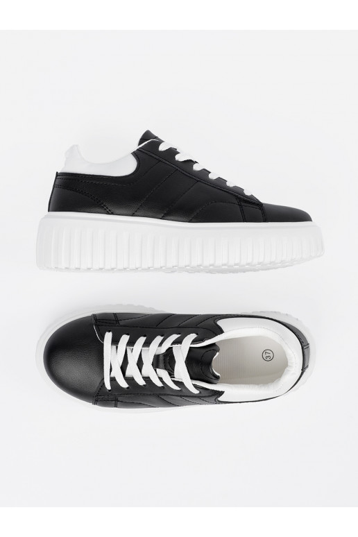  Tenisky Černé z bílá barvami wstawkami