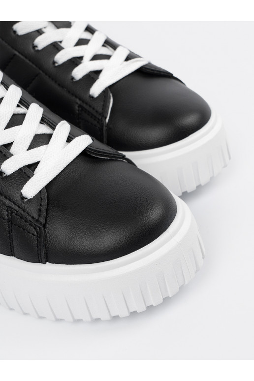  Tenisky Černé z bílá barvami wstawkami