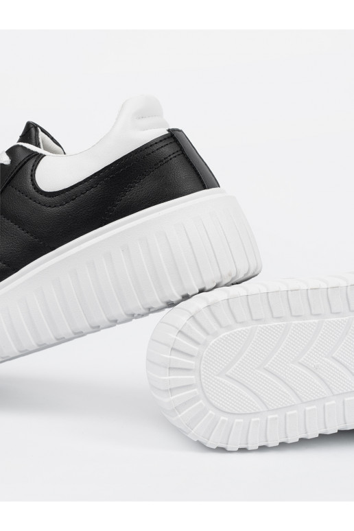  Tenisky Černé z bílá barvami wstawkami