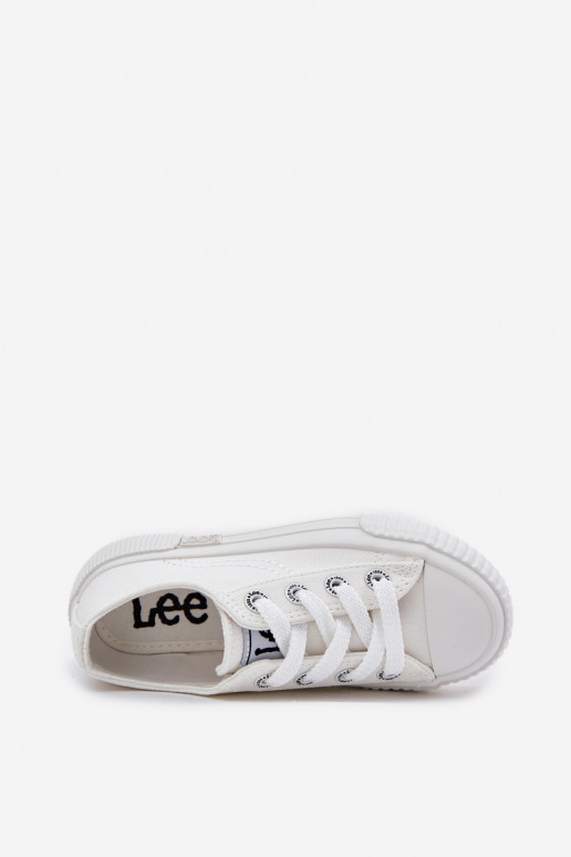 Dětské tenisky LEE ISLA C LOW JR 50251058 bílé Dětské tenisky LEE ISLA C LOW JR 50251058 bílé