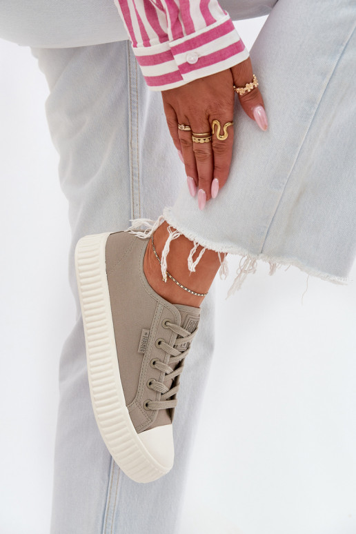 Ležérní obuv s platformou Big Star RR274779 šedá  Ležérní obuv s platformou Big Star RR274779 šedá