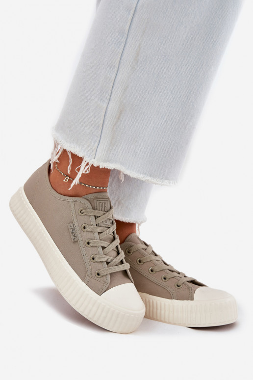 Ležérní obuv s platformou Big Star RR274779 šedá  Ležérní obuv s platformou Big Star RR274779 šedá