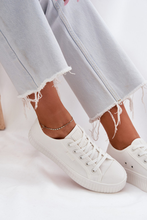  Ležérní obuv s platformou Big Star RR274776 bílé