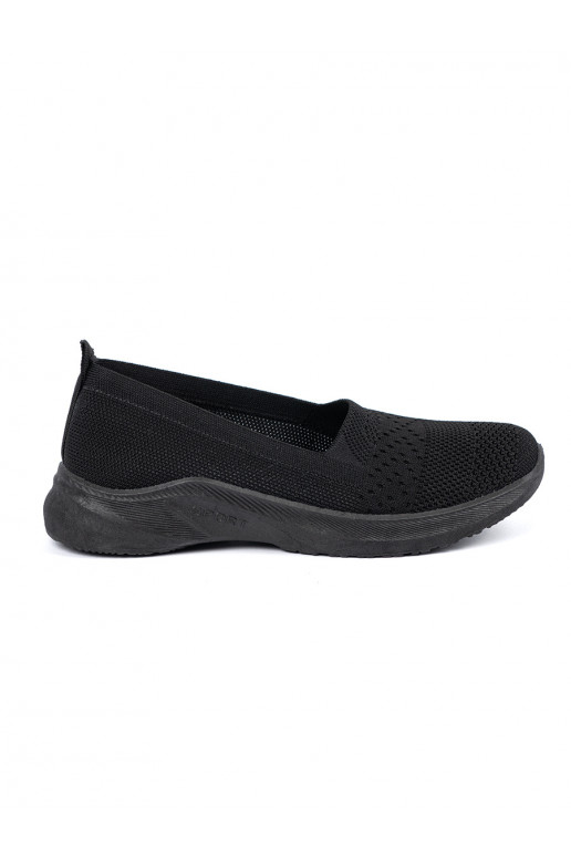 Slip-on vzor sportovní obuv Černé