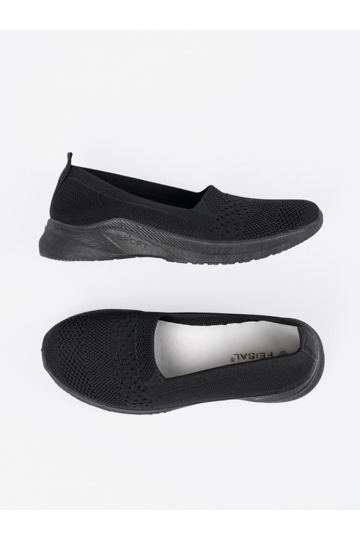 Slip-on vzor sportovní obuv Černé