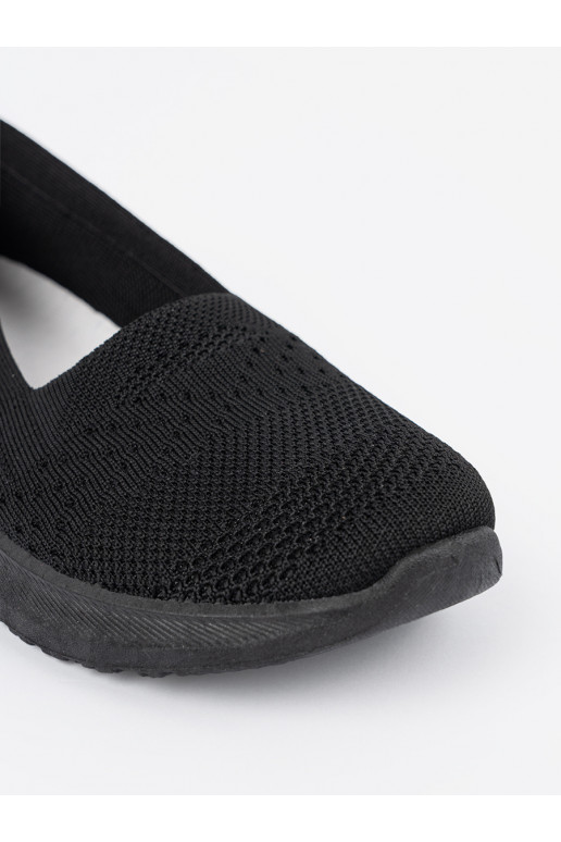 Slip-on vzor sportovní obuv Černé