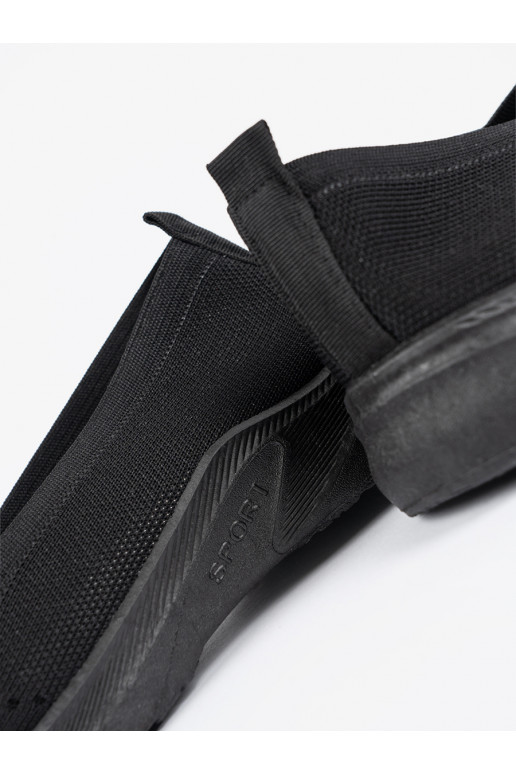 Slip-on vzor sportovní obuv Černé