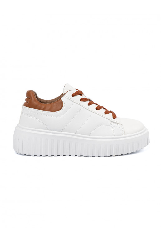 bílé Tenisky mi wstawkami