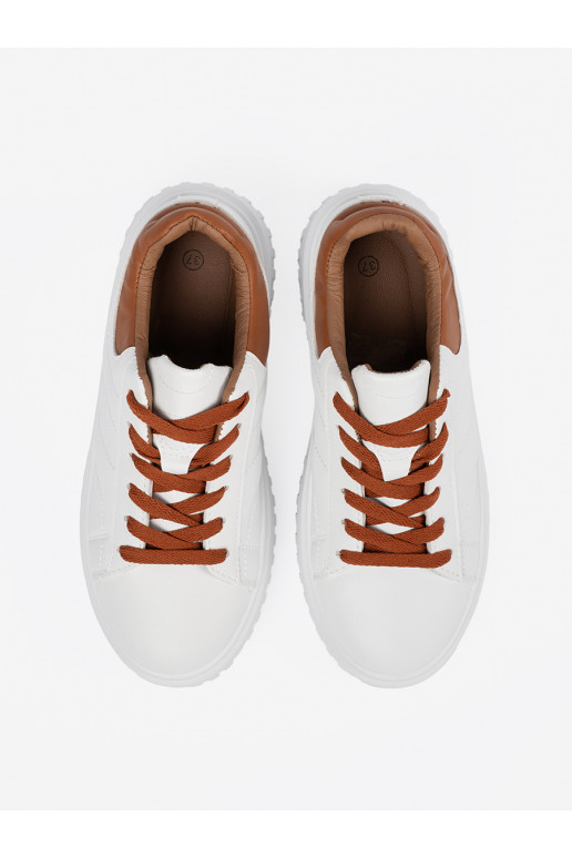 bílé Tenisky mi wstawkami