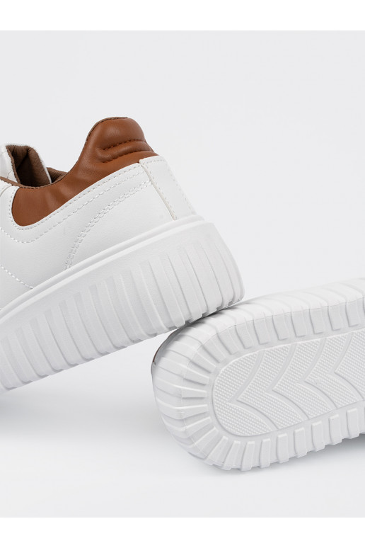 bílé Tenisky mi wstawkami