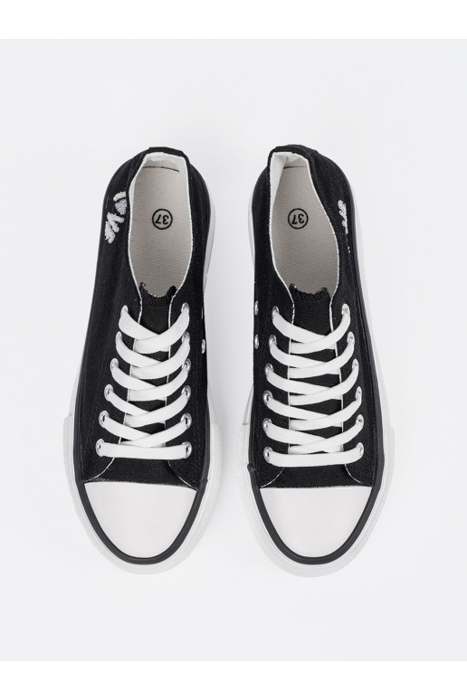 ležérní boty Černé s nápisy Love 