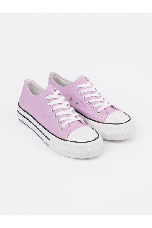 růžová Dámská obuv s platformou