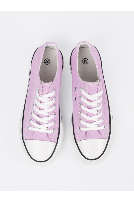 růžová Dámská obuv s platformou