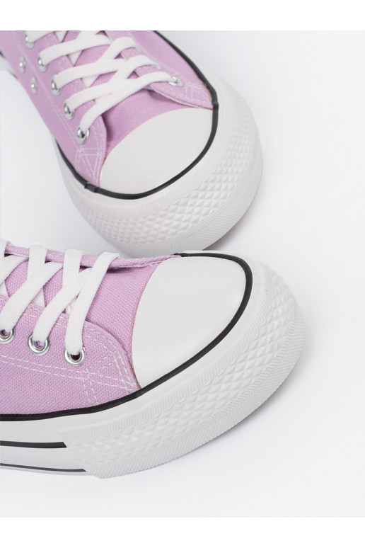 růžová Dámská obuv s platformou